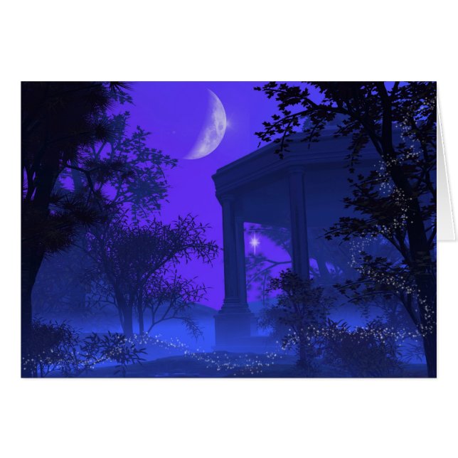 Tempel von Diana im Mondschein (Vorderseite (Horizontal))