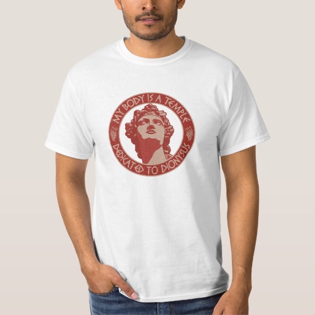 Tempel von Dionysus T-Shirt (Vorderseite)