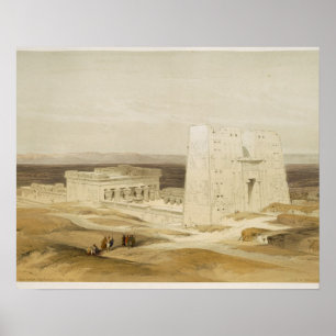 Tempel von Edfu, altes Apollinopolis, oberes Poster