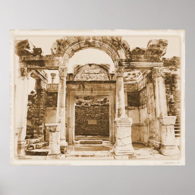 Tempel von Hadrian, Ephesus POSTER (Vorne)