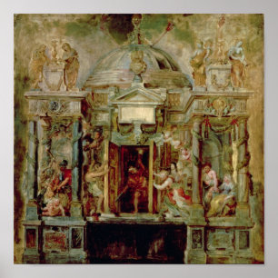 Tempel von Janus, 1630s Poster