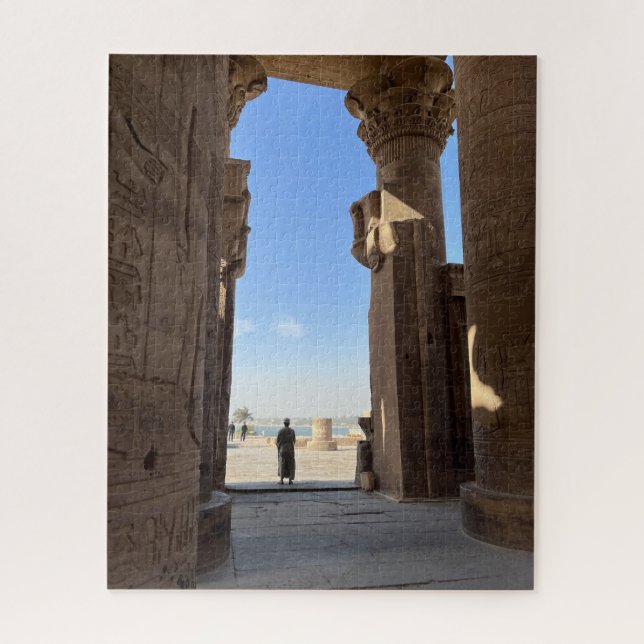 Tempel von Kom Ombo Ägypten Puzzle (Vertikal)