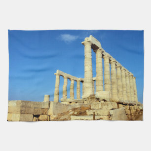 Tempel von Poseidon - Sounio Handtuch