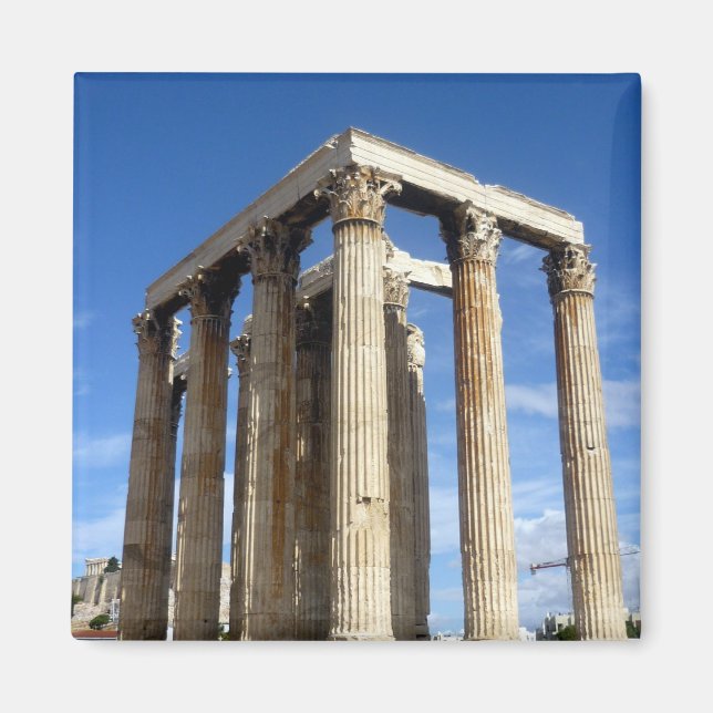 Tempel Zeus Magnet (Vorne)