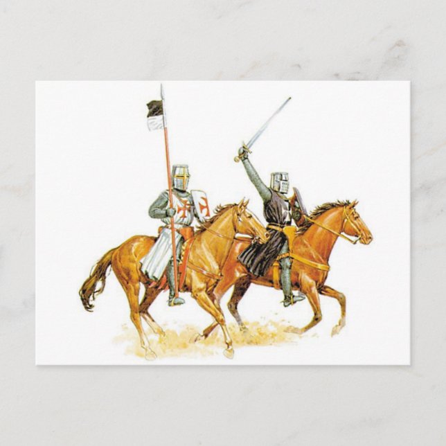 Tempelbrüder Postkarte (Vorderseite)