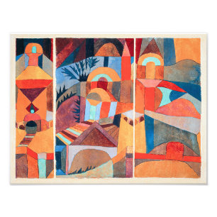 Tempelgärten Paul Klee Fotodruck