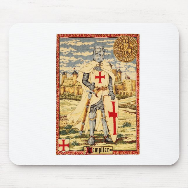 TEMPELRITTER KLASSIKER MOUSEPAD (Vorne)