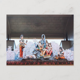 Tempelstatuen Postkarte