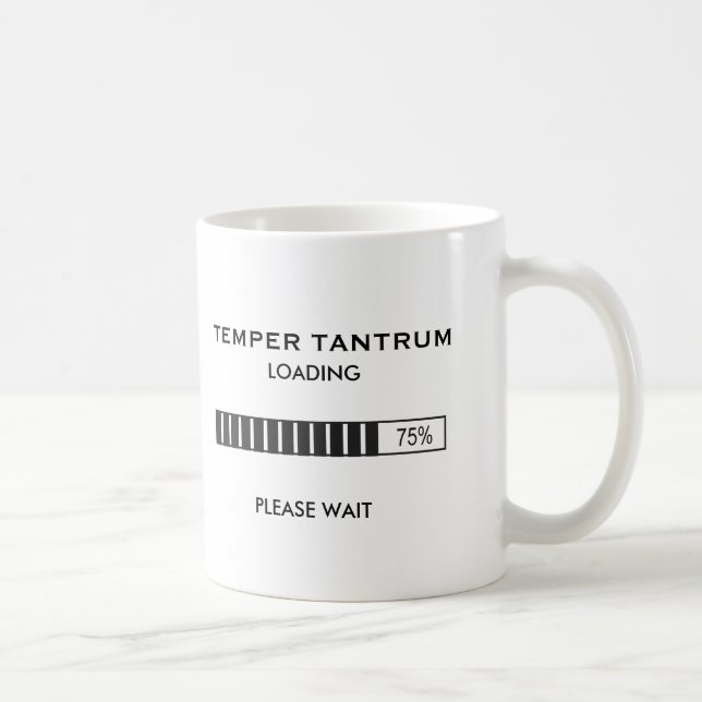 Temperament-Wutanfall-Laden Tasse (Rechts)