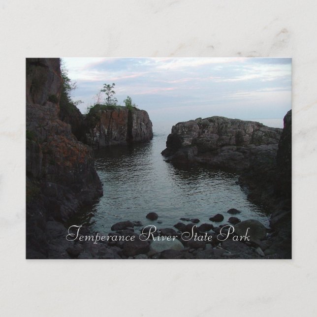 Temperance River Postkarte (Vorderseite)