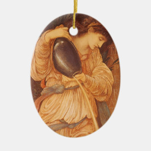 Temperantia von Sir Edward Coley Burne-Jones Keramikornament