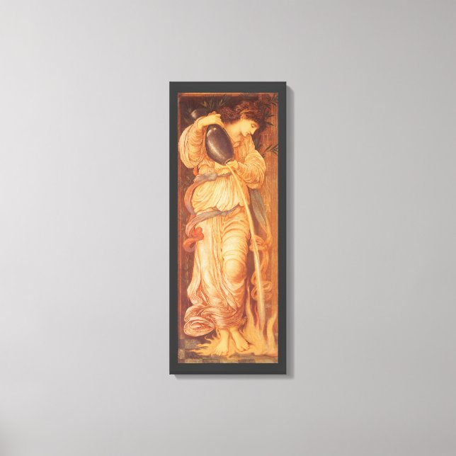 Temperantia von Sir Edward Coley Burne-Jones Leinwanddruck (Vorderseite)