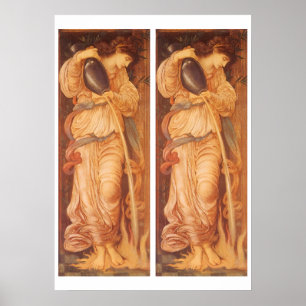 Temperantia von Sir Edward Coley Burne-Jones Poster
