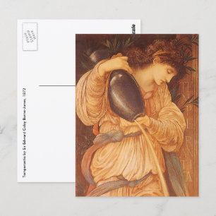 Temperantia von Sir Edward Coley Burne-Jones Postkarte
