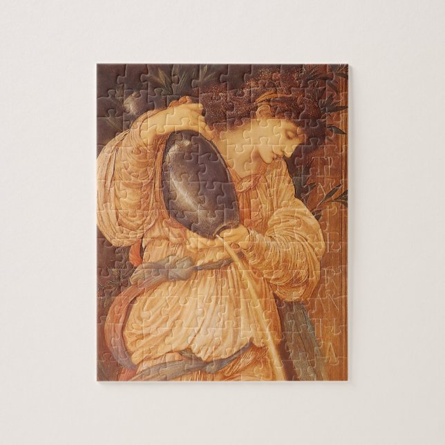 Temperantia von Sir Edward Coley Burne-Jones Puzzle (Vertikal)