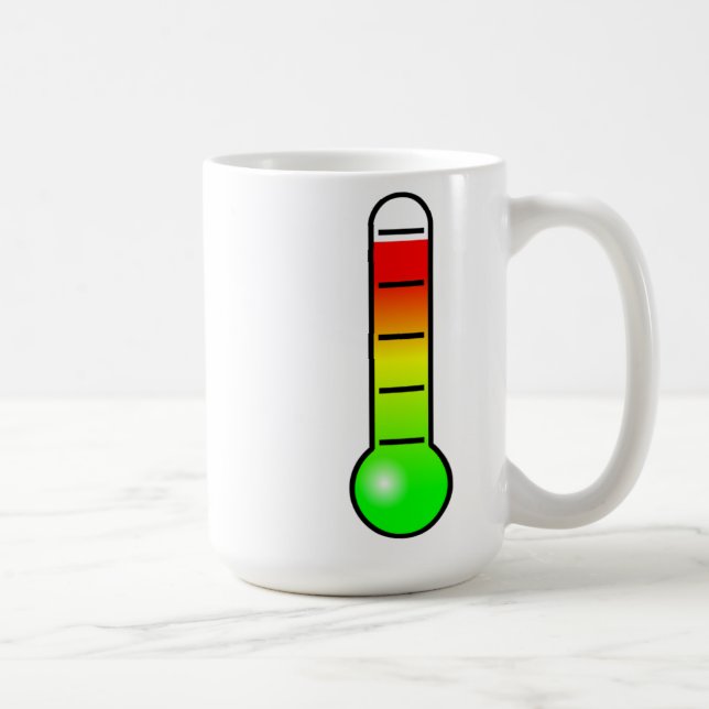 Temperatur-Thermometer Kaffeetasse (Rechts)
