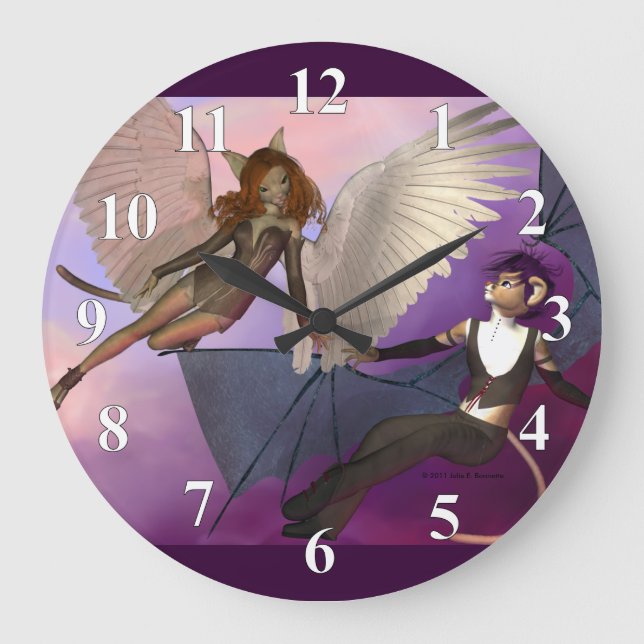 temperiert große wanduhr (Vorderseite)