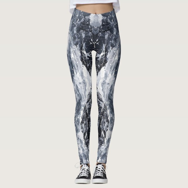 Tempest an der walisischen Küste Leggings (Vorderseite)
