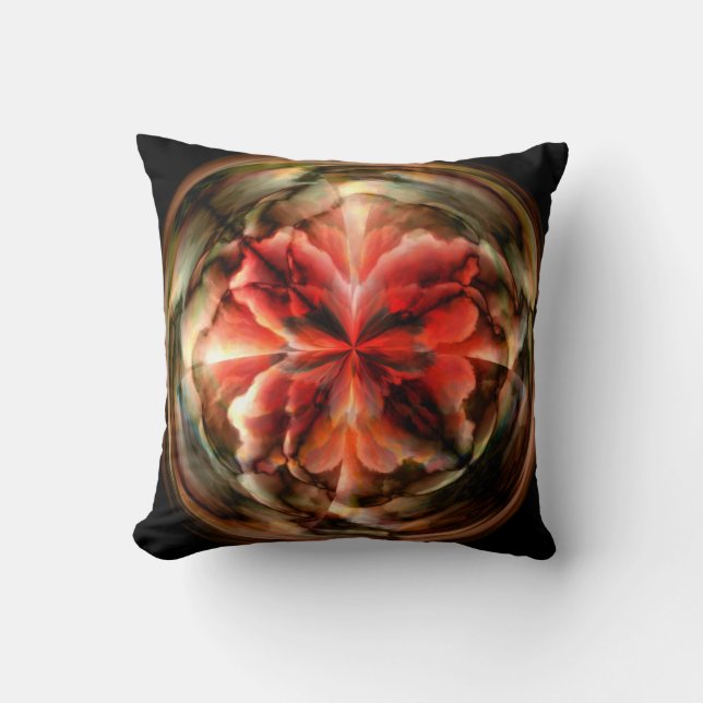 Tempest II (Doppelseitig - rot & blau) Kissen (Vorderseite)