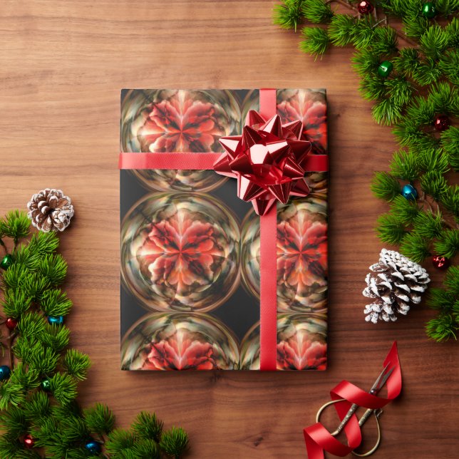 Tempest II (Rot) Geschenkpapier (Feiertagsgeschenk)