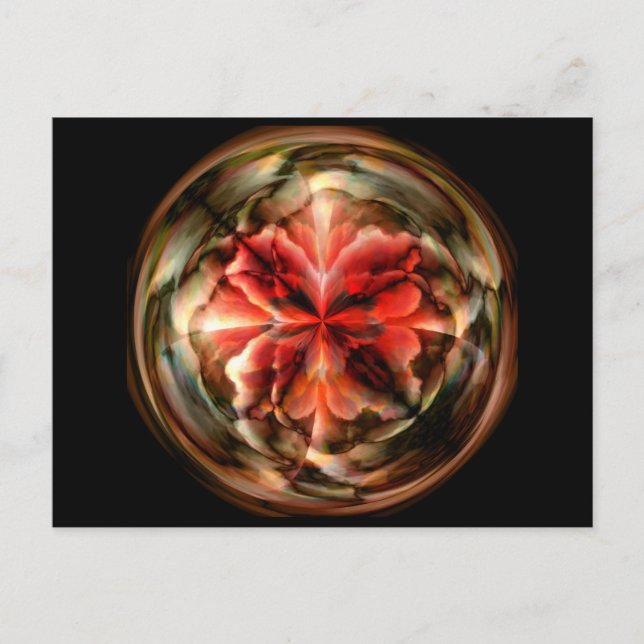 Tempest II (rot) Postkarte (Vorderseite)