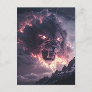 Tempest Löwenkönig Postkarte