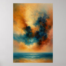 Tempest Serenity Abstrakt Poster