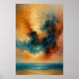 Tempest Serenity Abstrakt Poster