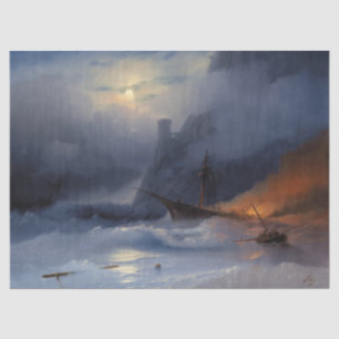 Tempest von Ivan Aivazovsky Seidenpapier