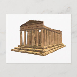 Tempio della Concordia Tempel of Concord: Postcard Postkarte