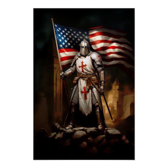 Templar American Knight Poster (Vorderseite)