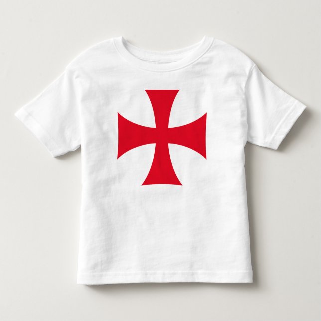 Templar Cross Toddler Tee Shirt (Vorderseite)
