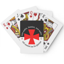 Templar Knight Alpha-Omega Non Nobis Domine