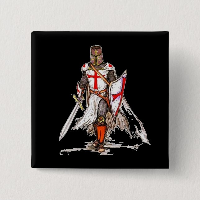 Templar Knight Button (Vorderseite)