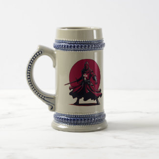 Templar Knight Custom Minimalistisch Design Bierglas