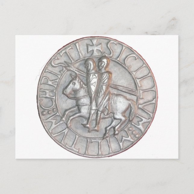 TEMPLAR KNIGHTS EMBLEM POSTKARTE (Vorderseite)