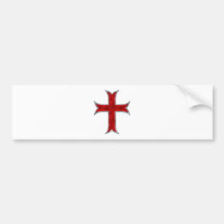 Templar Kreuz Autoaufkleber