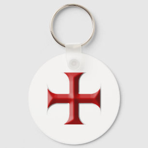Templar Kreuz Schlüsselanhänger