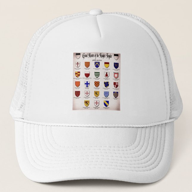 Templar Master Heraldry Truckerkappe (Vorderseite)