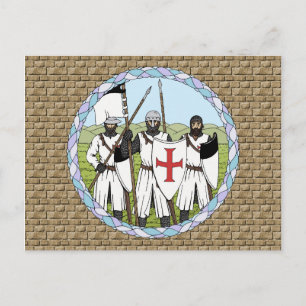 Templar Postkarte