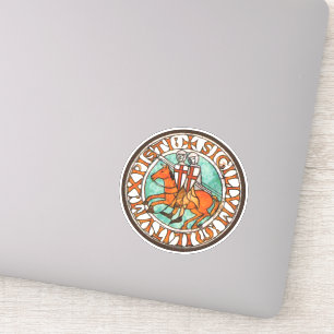 Templar Siegel Aufkleber
