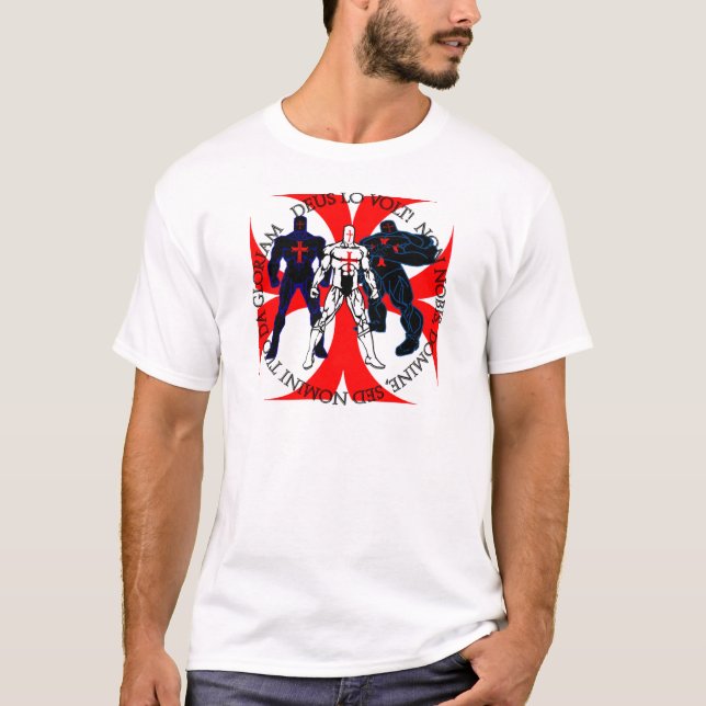 Templar Superhelden T-Shirt (Vorderseite)