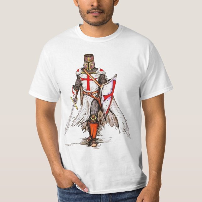 templar T-Shirt des Ritters (Vorderseite)