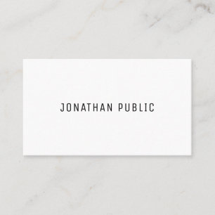 Template Beruflich Trendy Elegant Modern Einfach Visitenkarte