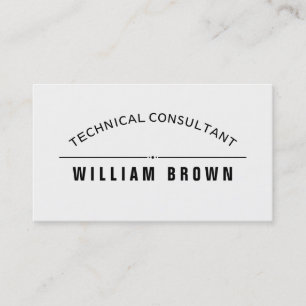Template Business Card Anpassen der einfachen Typo Visitenkarte