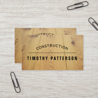 Template Business Card Anpassen der Holzplatte Visitenkarte