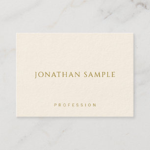 Template Business Cards Gold Text Elegant Moderne Visitenkarte