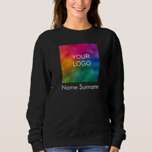 Template Business Logo Mitarbeiter Bulk Frauen Gru Sweatshirt