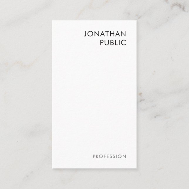 Template Businesscards Moderne Elegante Beruflich Visitenkarte (Vorderseite)