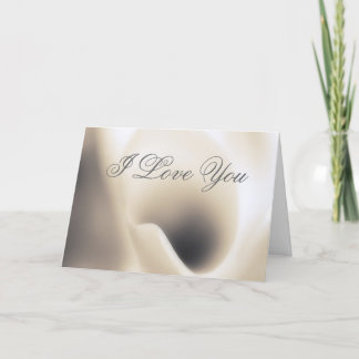 Template Card I Liebe You, Calla Lily Makro Beauty Karte